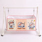 MONIMINI COMPLETE 7 PIECE DIGITAL PRINT BEDDING SET ESSENTIALS COMBO FOR BABY 0-6 MONTHS