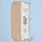 MONIMINI PREMIUM BABY CRADLE EMBROIDERY COVER | SOFT COTTON CRADLE BEDDING FOR NEWBORNS