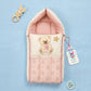 MONIMINI LUXURY BABY SLEEPING BAG | ULTRA SOFT COTTON BABY WRAP FOR NEWBORNS | SAFE, COZY & COMFORTABLE | 0-6 MONTHS