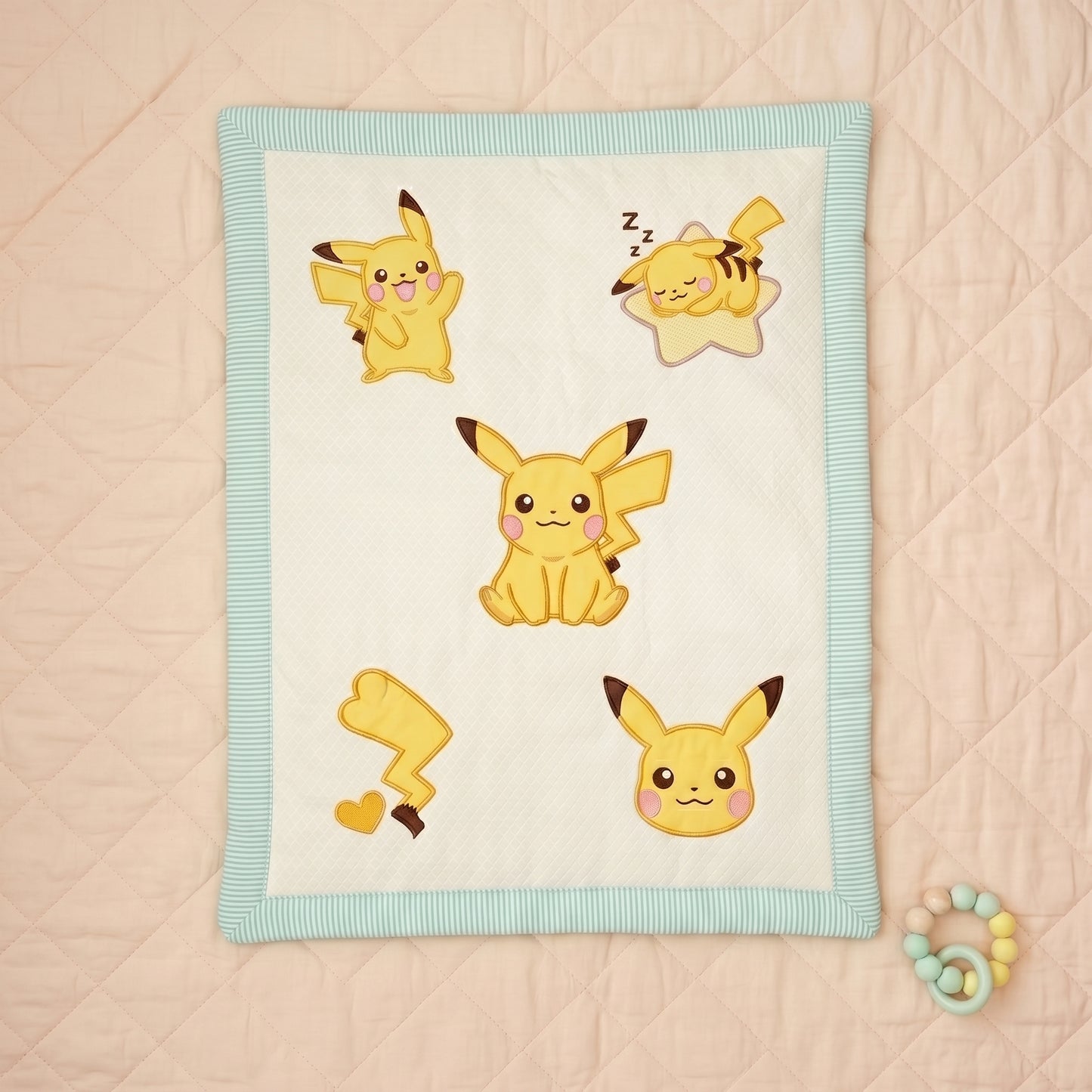 MONIMINI PREMIUM PRINTED BABY MATTRESS | SOFT COTTON BABY SLEEPING & PLAY MAT WITH CUTE DESIGN