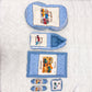 MONIMINI PREMIUM BABY BEDDING SET | DIGITAL PRINT MATTRESS, MOSQUITO NET SLEEPING BAG & BABY ESSENTIALS