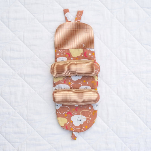 MONIMINI PREMIUM RAI PILLOW FOR BABIES | SOFT COTTON MUSTARD SEED HEAD SUPPORT PILLOW
