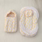 MONIMINI MUSLIN COMBO FOR NEWBORNS | BABY SLEEPING BAG & MOSQUITO NET BED | SOFT COTTON BABY CARE ESSENTIALS