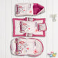 MONIMINI PREMIUM BABY BEDDING SET | DIGITAL PRINT MATTRESS, MOSQUITO NET SLEEPING BAG & BABY ESSENTIALS
