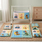 MONIMINI LUXURY DIGITAL PRINT BABY BEDDING COMBO SET FOR NEWBORNS 7-PIECE COTTON BABY CARE ESSENTIALS