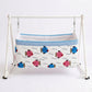 MONIMINI LUXURY UNN WORK BABY BEDDING COMBO SET FOR NEWBORNS 7-PIECE COTTON BABY CARE ESSENTIALS