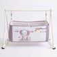 MONIMINI LUXURY EMBROIDERY BABY BEDDING COMBO SET FOR NEWBORNS 7-PIECE COTTON BABY CARE ESSENTIALS
