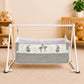 MONIMINI EMBROIDERY CRADLE COVER FOR NEWBORNS | SOFT COTTON BABY CRADLE BED SHEET | WASHABLE & COMFORTABLE