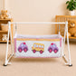 MONIMINI PATCH WORK PIPE CRADLE COVER FOR NEWBORNS | SOFT COTTON BABY CRADLE BEDDING | WASHABLE & COMFORTABLE