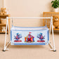 MONIMINI PREMIUM BABY CRADLE PIPE COVER | SOFT COTTON DTF PRINT CRADLE BEDDING COVER FOR NEWBORNS