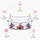 MONIMINI PREMIUM BABY CRADLE PIPE COVER | SOFT COTTON DTF PRINT CRADLE BEDDING COVER FOR NEWBORNS